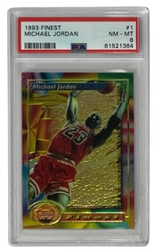 1993 Finest Michael Jordan No. 1 | PSA 8