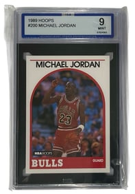 1989 Hoops No. 200 Michael Jordan | Graded 9