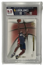 2008 to 09 Upper Deck LeBron James | Graded 9.5