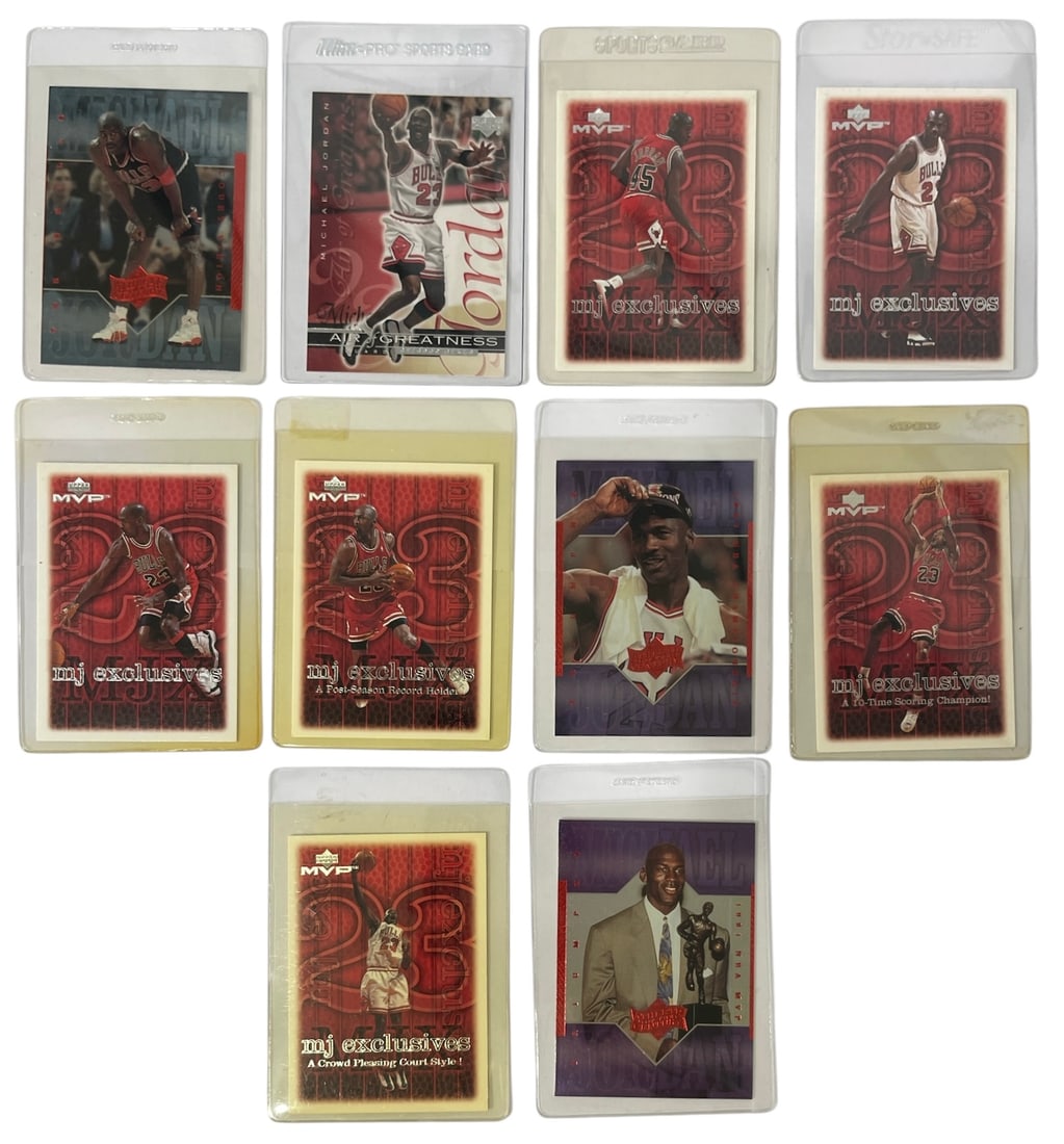 Michael Jordan Basketball Collectors Cards | Sports Collectors Cards: AUTHENTICATION HAS NOT BEEN PERFORMED TO GUARANTEE VERIFICATION | All purchases are made at the buyers discretion