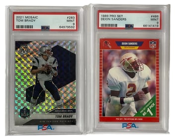 Graded 9 Football Collectors Cards | Sports Collectors Cards