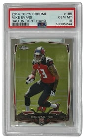 20214 Topps Chrome Mike Evans No. 185 | PSA 10