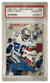 1999 Coll. Edge Odyssey Emmitt Smith No. 46 | PSA 10