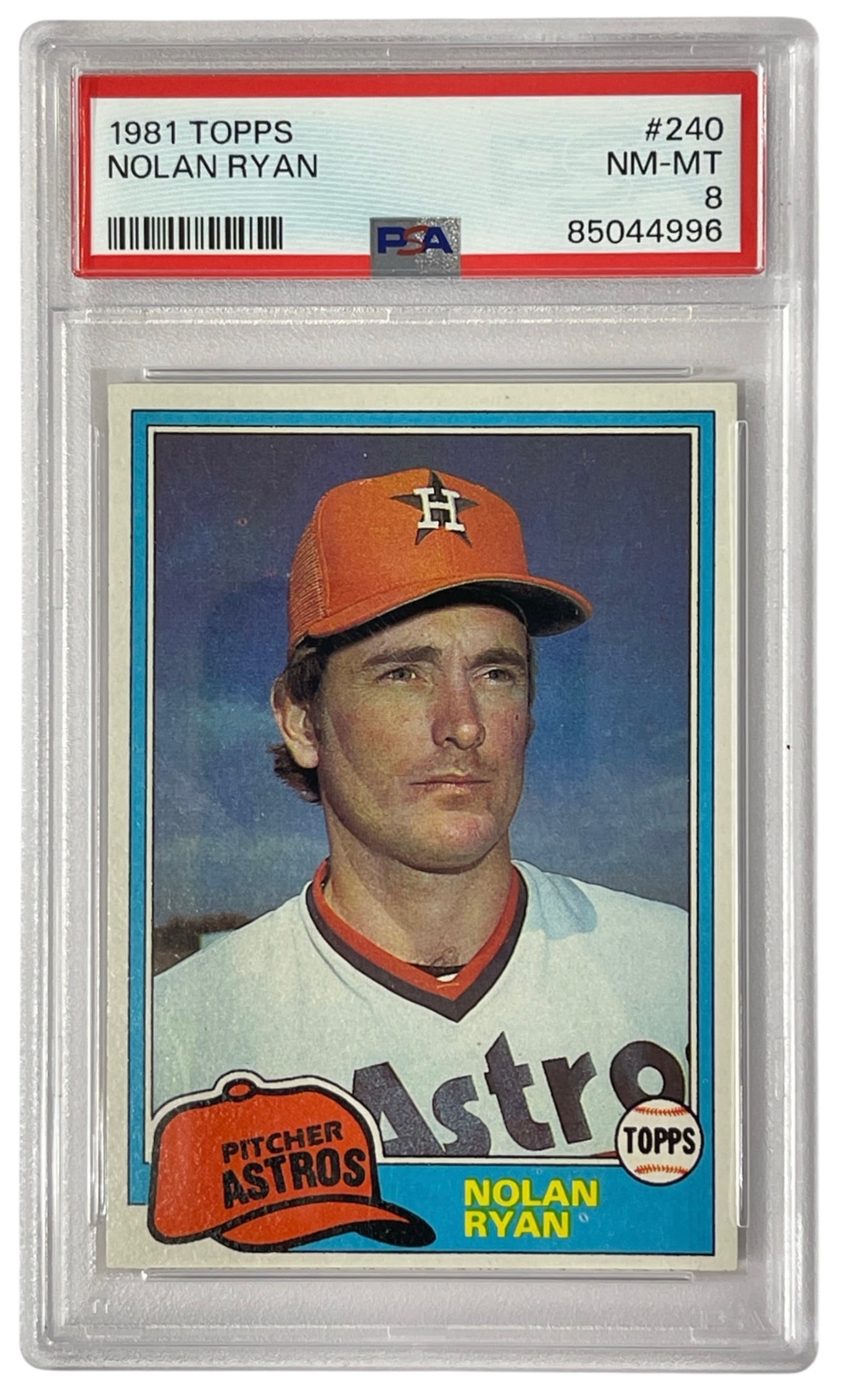 1981 Topps Nolan Ryan No. 240 | PSA 8 (1 of 2)