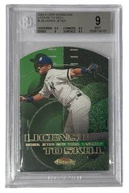 2000 Fleer Showcase License to Kill | Derek Jeter | Graded 9