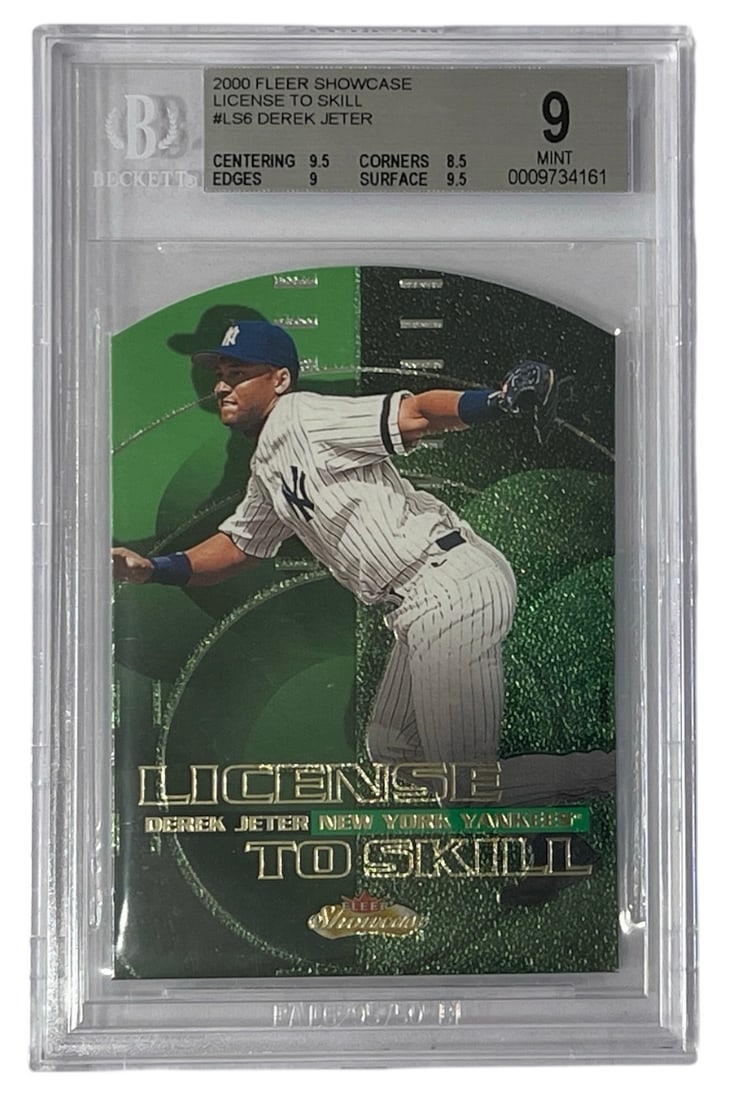 2000 Fleer Showcase License to Kill | Derek Jeter | Graded 9 (1 of 2)