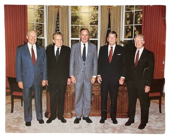 Official Photo of The Ronald Regan Presidential Library Dedication Photo