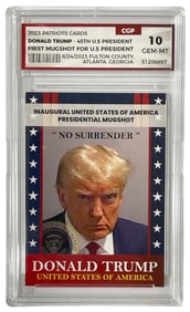2023 Patroits Card | Donald Trump | CGP 10