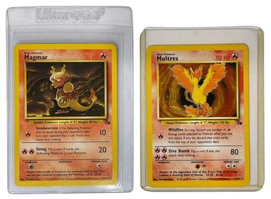 Pokemon Trading Card Collection | Magmar and Moltres
