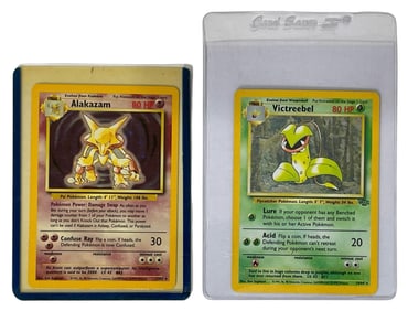 Pokemon Trading Card Collection | Alakazam and Victreebel