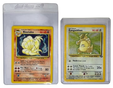 Pokemon Trading Card Collection | Ninetales and Kangaskhan