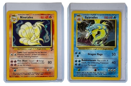 Pokemon Trading Card Collection | Ninetales and Gyarados