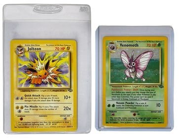 Pokemon Trading Card Collection | Jolteon and Venomoth