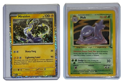 Pokemon Trading Card Collection | Miraidon and Muk