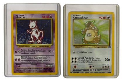 Pokemon Trading Card Collection | Mewtwo and Kangaskhan