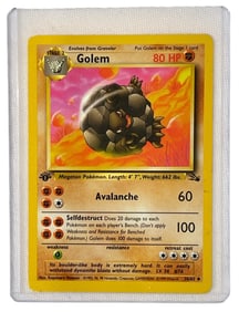 Pokemon Trading Card | 1st Edtion | Golem