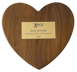 Hall of Fame | Rhonda Jo Petty Heart Plaque
