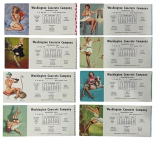 Vintage Calendar Card Collection
