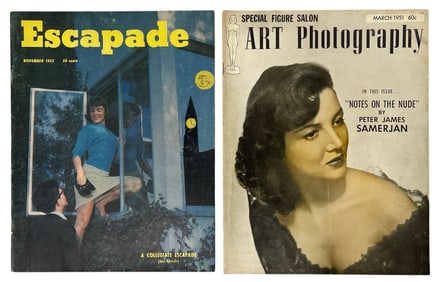 Vintage Escapade and Art Photography Magazine Collection