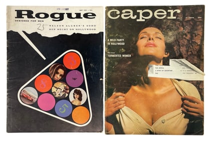 Vintage Rogue and Caper Magazine Collection