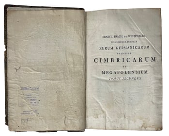 Cimbricarum Et Megapolium | Book