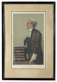 Vanity Fair Cartoon | Charles Cripps | Framed with coa