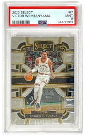 2023 Select | Victor Wembanyama No. 87 | PSA 9