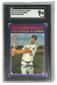 2020 Topps Heritage Chrome | Cody Bellinger | Graded 9