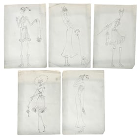 Luxury Fashion Brands | Original Designer Sketch | One of a Kind Artwork