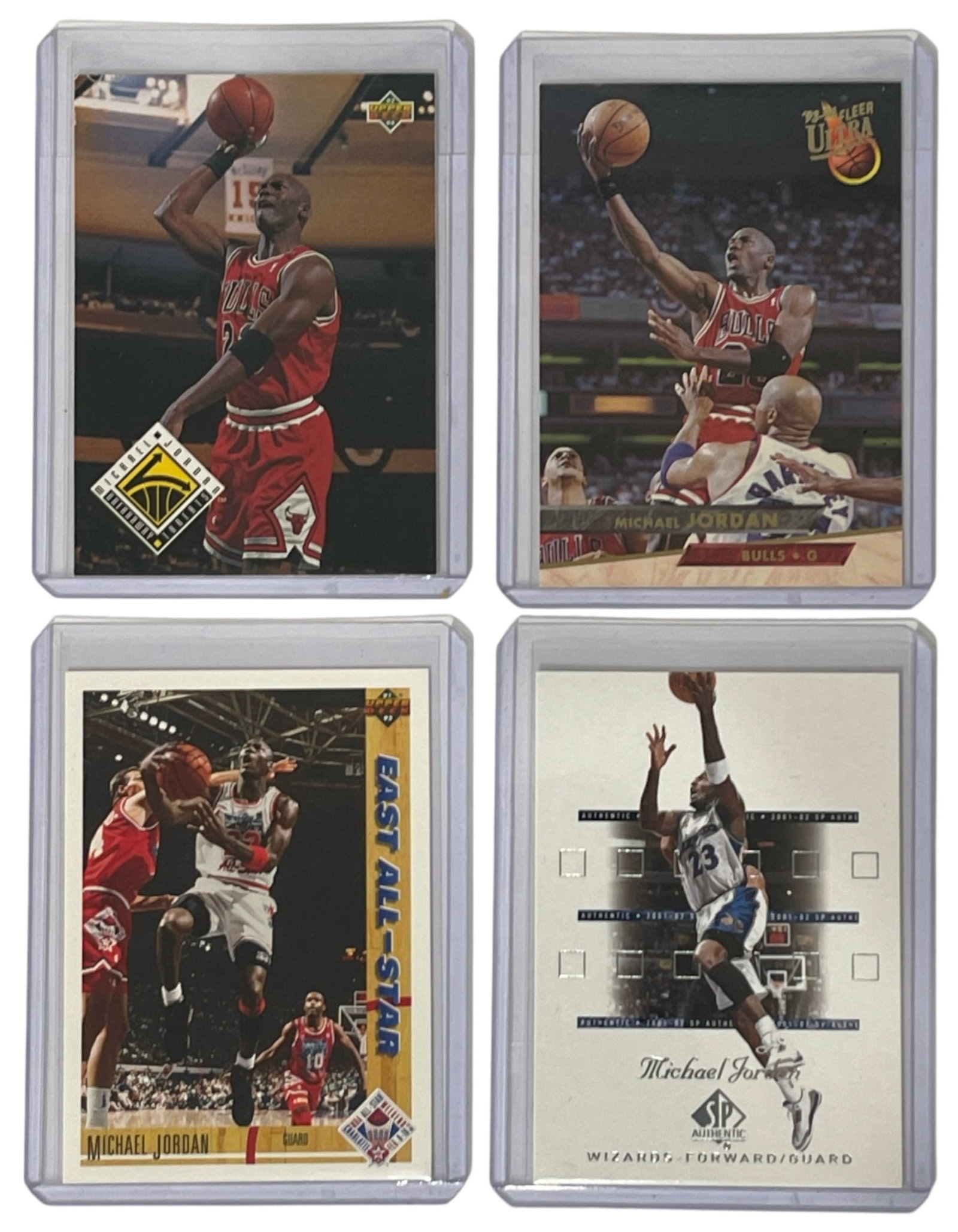 Michael Jordan Basketball Collectors Cards | Sports Collectors Cards: AUTHENTICATION HAS NOT BEEN PERFORMED TO GUARANTEE VERIFICATION | All purchases are made at the buyers discretion
