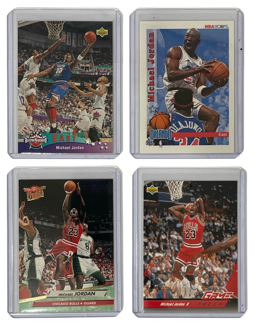 Michael Jordan Basketball Collectors Cards | Sports Collectors Cards: AUTHENTICATION HAS NOT BEEN PERFORMED TO GUARANTEE VERIFICATION | All purchases are made at the buyers discretion