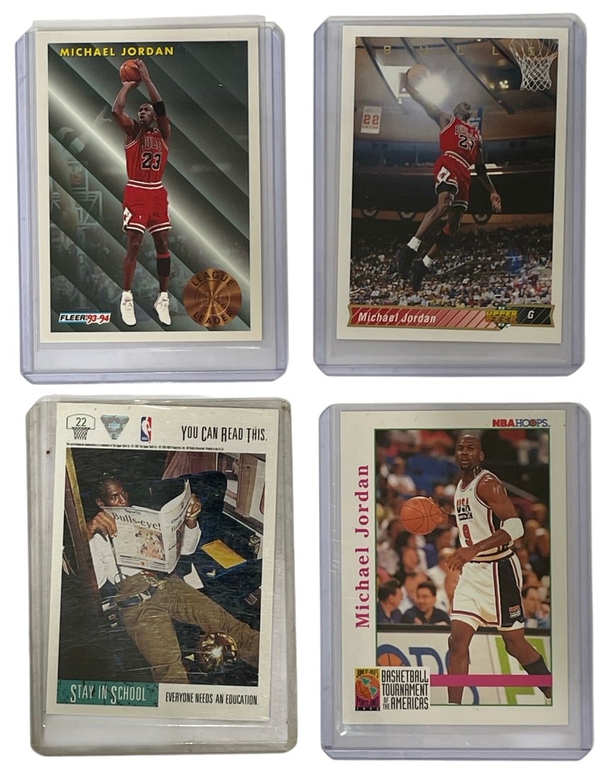Michael Jordan Basketball Collectors Cards | Sports Collectors Cards: AUTHENTICATION HAS NOT BEEN PERFORMED TO GUARANTEE VERIFICATION | All purchases are made at the buyers discretion