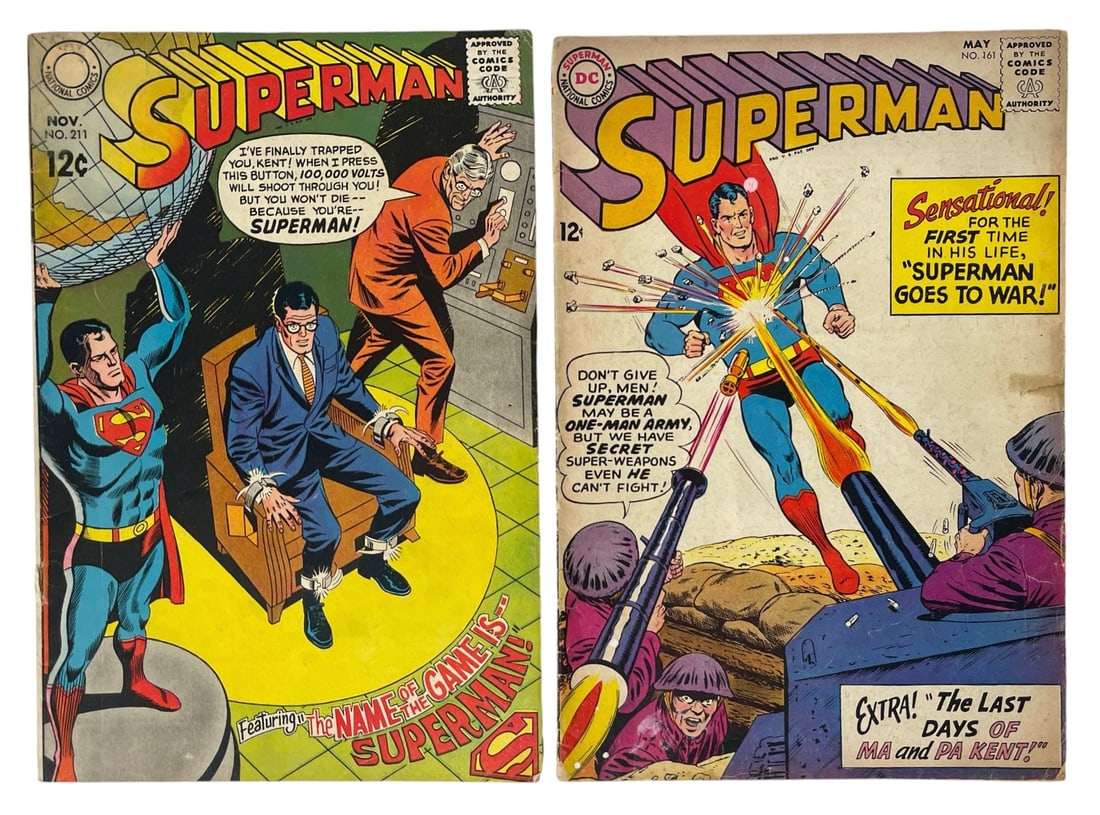 Vintage DCs Superman Comic Book Collection | 2 pc. (1 of 3)