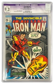 Marvels Iron Man | No. 21 | Graded.9.2