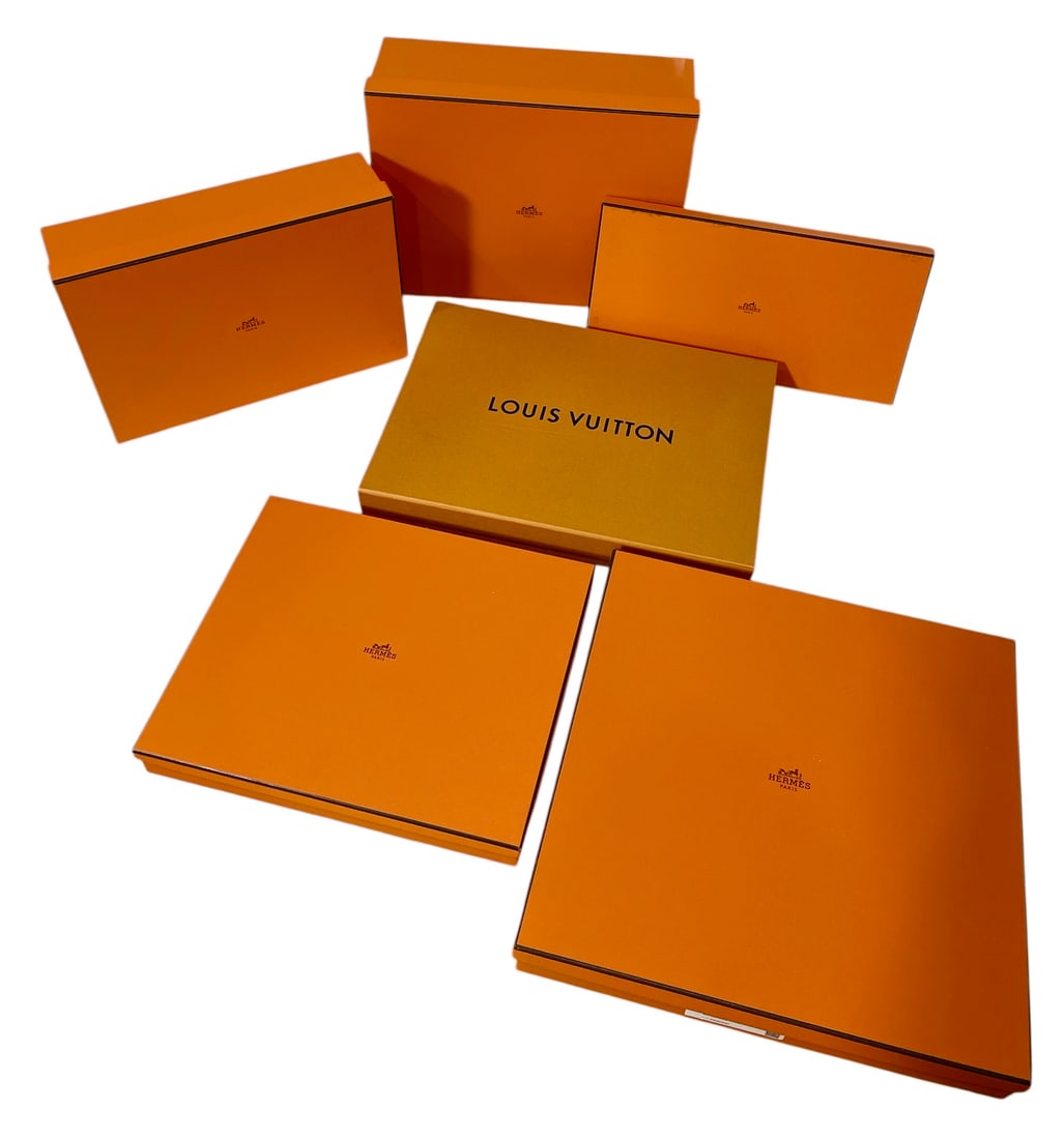 Hermes and Louis Vuitton Box Collection (1 of 2)
