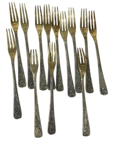 Silver Plated Appetizer Forks