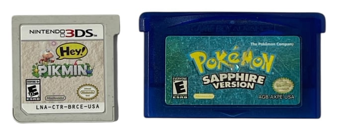 Gameboy Advance and Nintendo 3DS Game | Pikmin and Pokemon