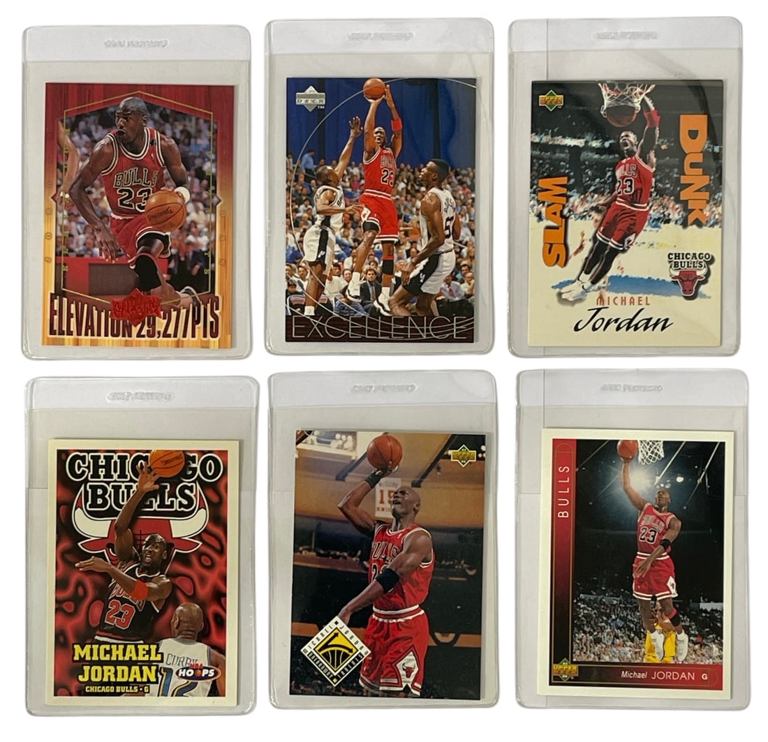 Michael Jordan Basketball Collectors Cards | Sports Collectors Cards: AUTHENTICATION HAS NOT BEEN PERFORMED TO GUARANTEE VERIFICATION | All purchases are made at the buyers discretion