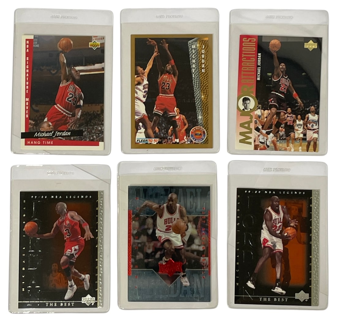 Michael Jordan Basketball Collectors Cards | Sports Collectors Cards: AUTHENTICATION HAS NOT BEEN PERFORMED TO GUARANTEE VERIFICATION | All purchases are made at the buyers discretion