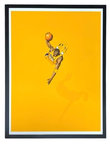 Framed Kobe Bryant Artwork