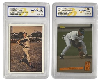 Graded 10 Baseball Collectors Cards | Sports Collectors Cards
