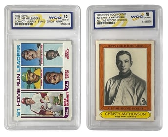 Graded 10 Baseball Collectors Cards | Sports Collectors Cards