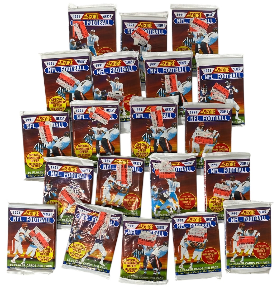 SEALED 1991 NFL Football Trading Card Collection (1 of 1)