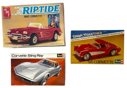 Vintage Model Car Kit Collection