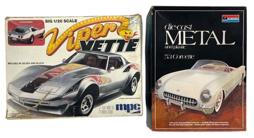 Vintage Model Car Kit Collection