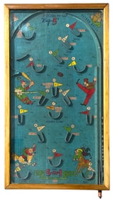 Vintage 1940s Poosh M Up Big 5 And More Pinball Tabletop Game