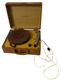Vintage 50s DECCA Tube Record Player