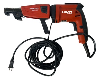 Hilti SD 4500 Drywall Screwdriver 120V Wired and Hilti SMD 50 Magazine Attachment