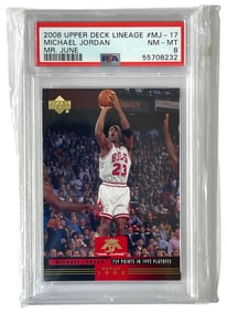 2008 Upper Deck Lineage Michael Jordan | Mr. June | GRADED 8