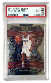 2021 Panini Select Kawhi Leonard | No. 35 | GRADED 10